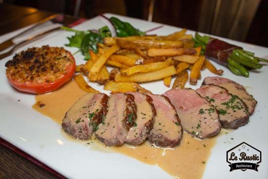 Magret de canard avec sa sauce au miel